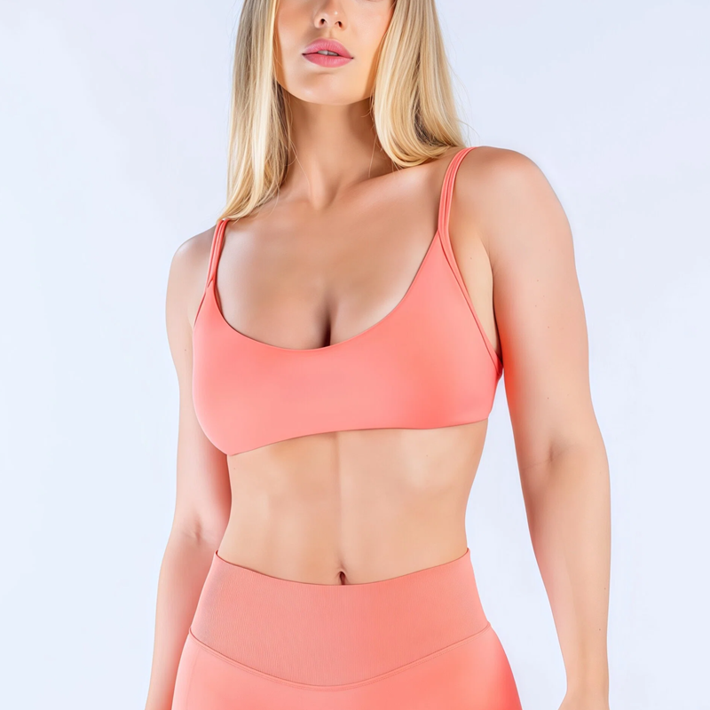 Plunge Bra Push Up - HISTELLO Reggiseno Sportivo a Scollo Profondo